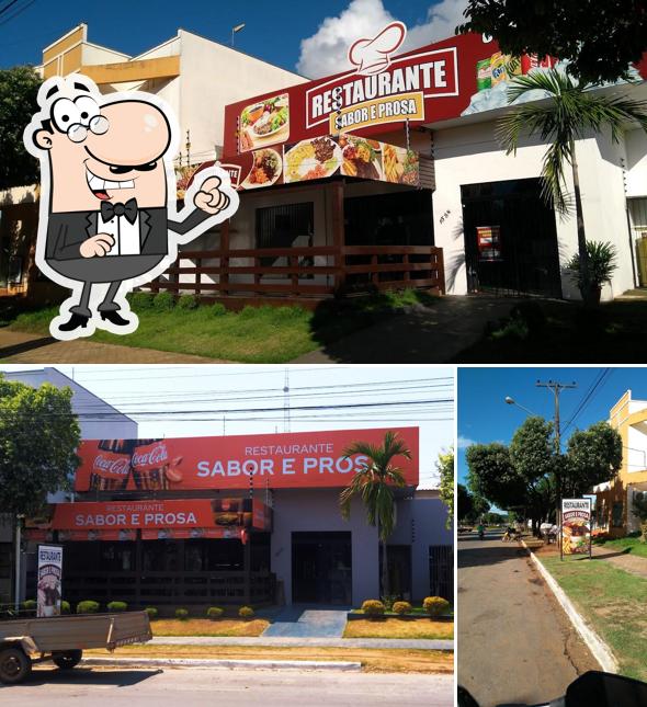 O exterior do Restaurante Sabor E Prosa