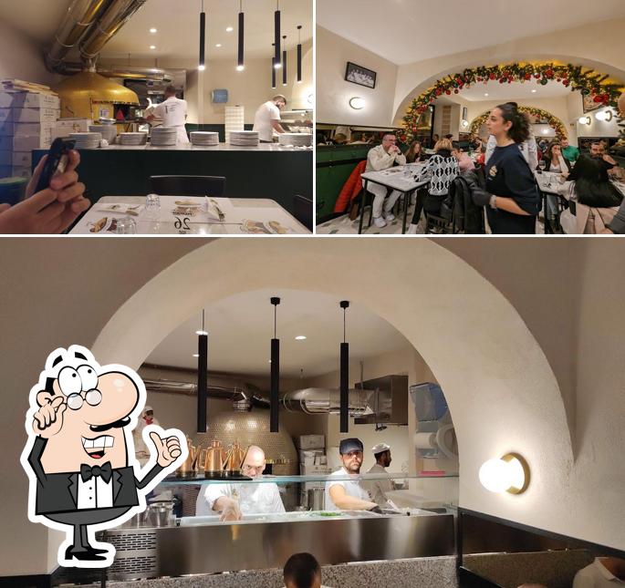 L'intérieur de L’Antica Pizzeria da Michele