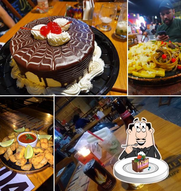 Bolo de chocolate em Choperia Point 07