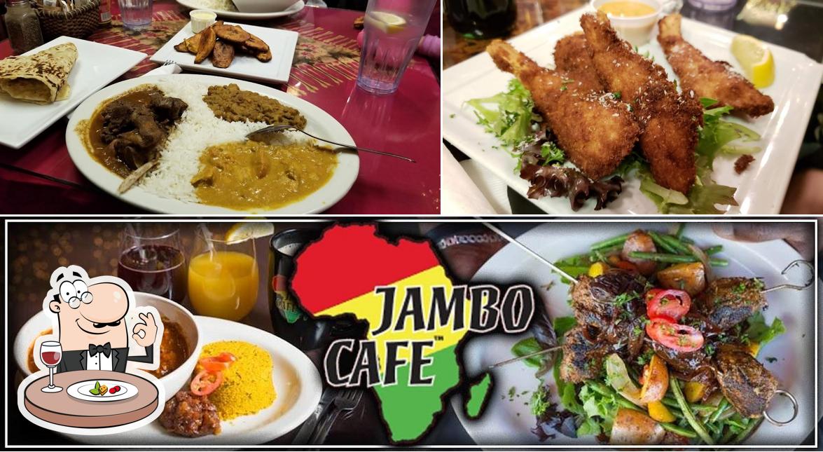 Еда в "Jambo Cafe"
