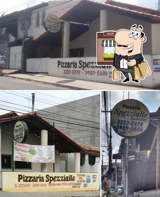 O exterior do Pizzaria Spezzialle