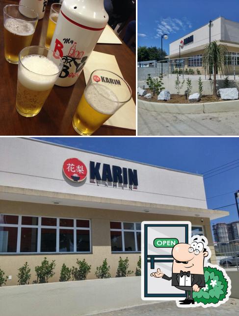 A foto do Restaurante Karin Lámen’s exterior e cerveja