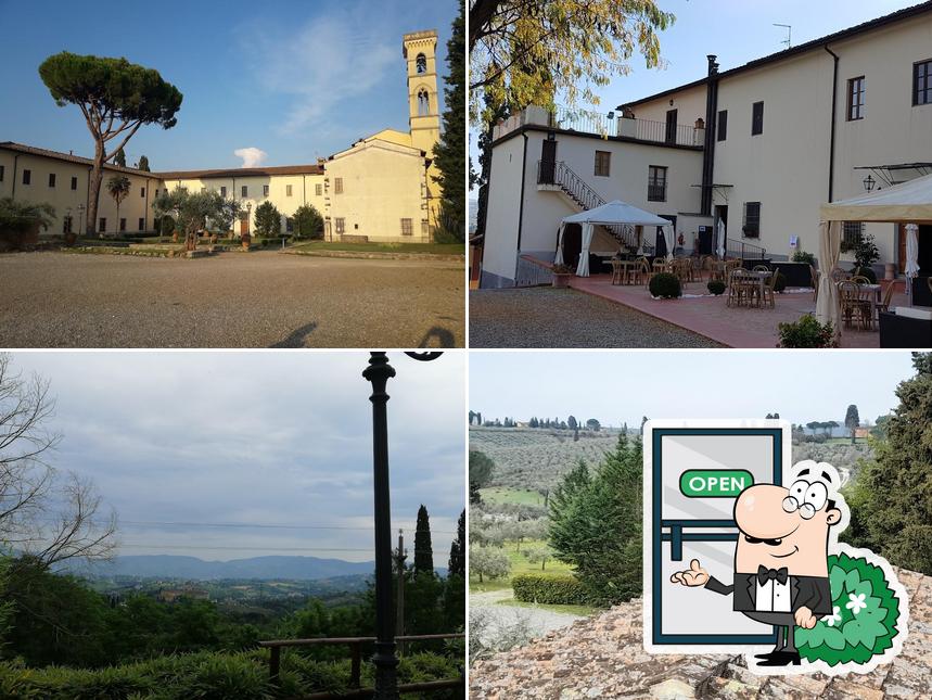 Guarda la parte esterna di Villa Castiglione Ristorante in Vino Veritas