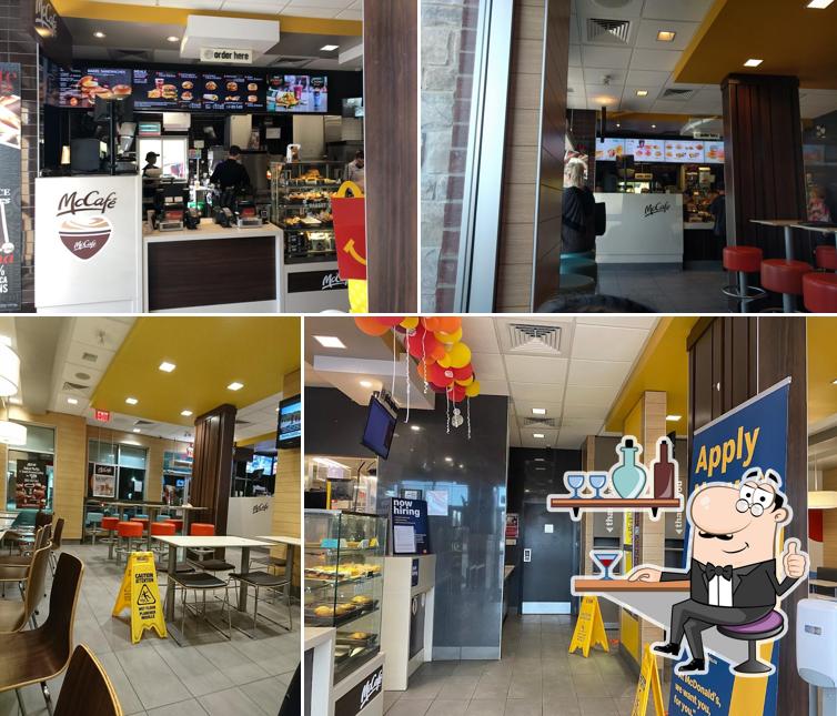 L'intérieur de McDonald's