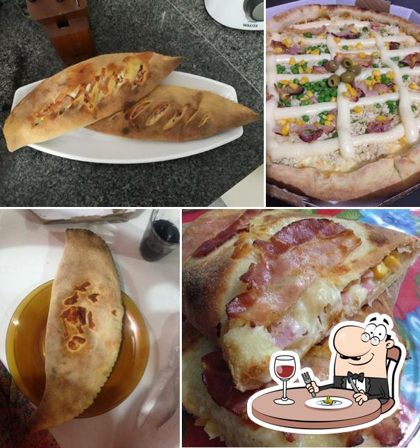 Comida em Fogazzaria e pizzaria Roma