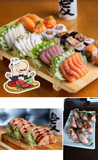 Prove pratos de carne no Ryoko Sushi