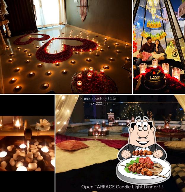 Food at Friends Factory Cafe - Private Candle Light Dinner