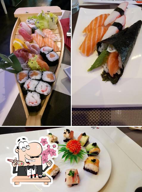 Prova le diverse opzioni di sushi