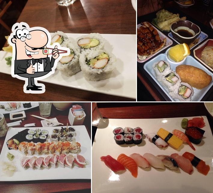 Try out various sushi options