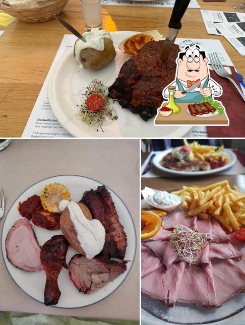 Prenditi i piatti di carne a Restaurant Ranch Gastro GmbH