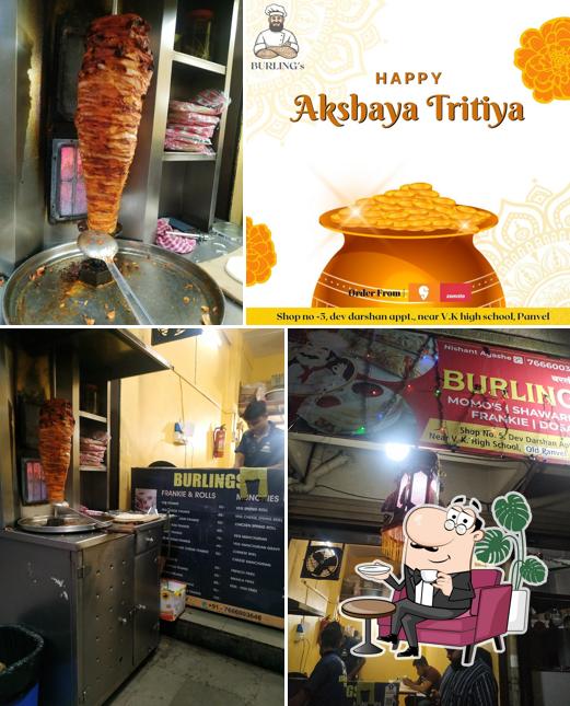 Among different things one can find interior and food at Burlings