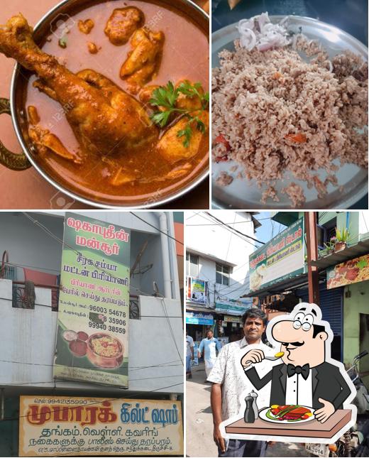 Food at Sandhukadai Briyani Stall