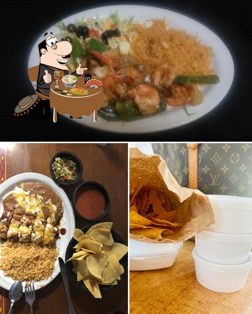 Food at Cazadores Mexican Restaurant