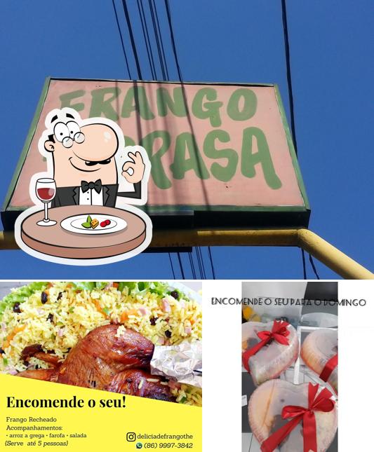 Comida em Delícia de Frango