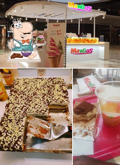 Mangos offre une sélection de desserts