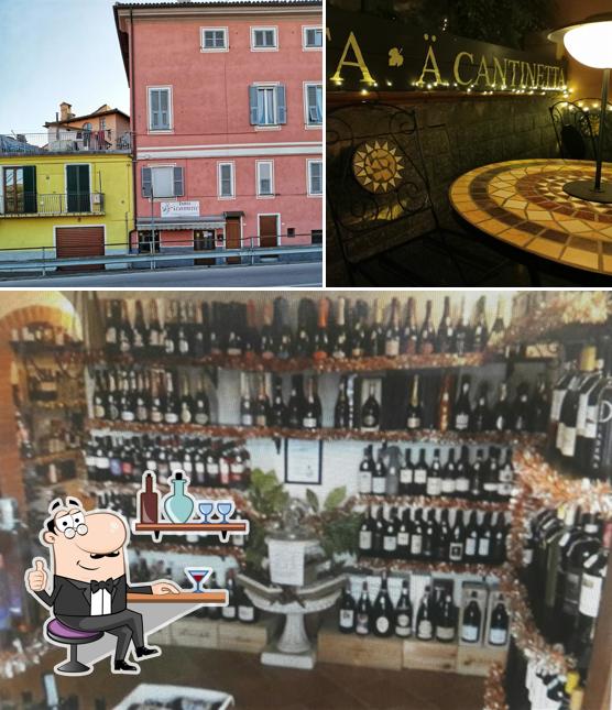 Gli interni di A Cantinetta