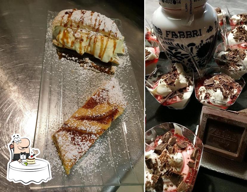 Frassine serve un'ampia selezione di dessert