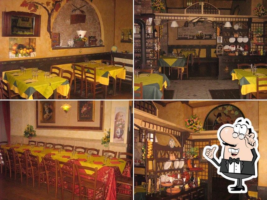 Gli interni di La Taverna di Lù Barone
