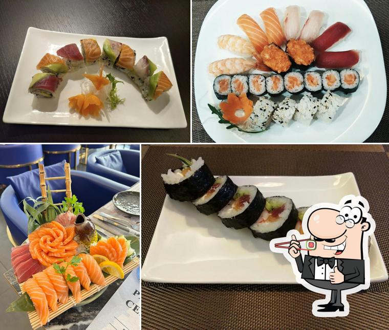 Ordina le diverse opzioni di sushi