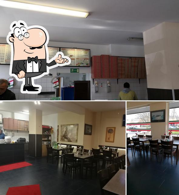 Pizzeria Da Mario se distingue par sa intérieur et extérieur