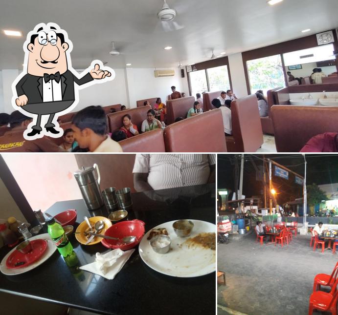 The interior of Rasikas Restaurant
