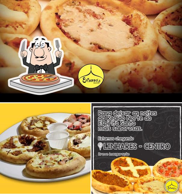 Escolha pizza no Esphirras Delivery - Linhares