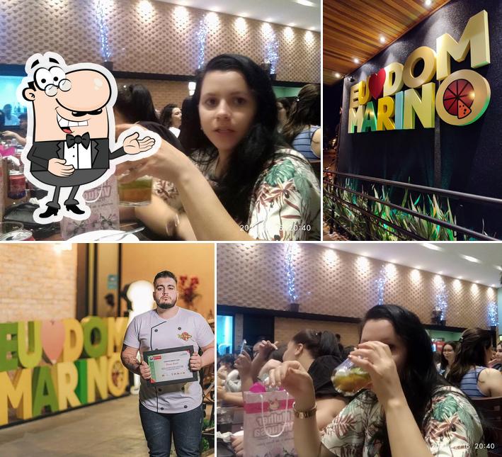 Here's a pic of Pizzaria Dom Marino Bauru
