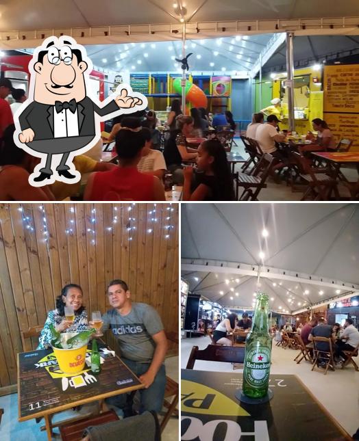O interior do Food Park Pagani