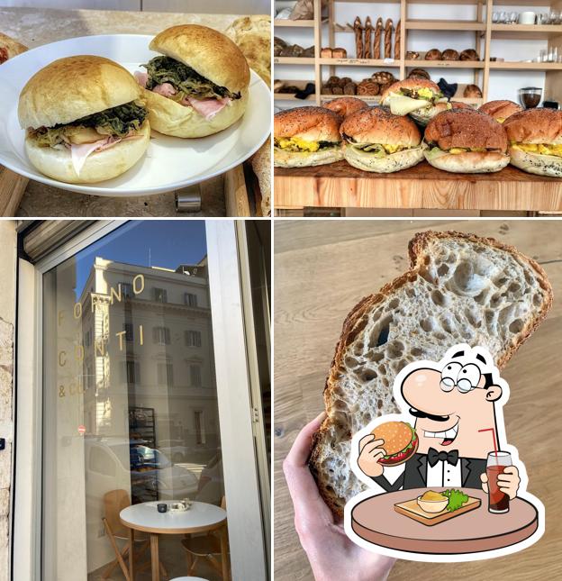 Ordina un hamburger a Forno Conti & Co