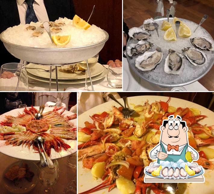 Essayez de nombreux plats à base de fruits de mer proposés par Ristorante Ottavio