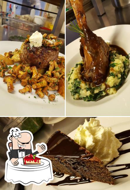 Landgasthaus Zum Seher serves a selection of sweet dishes