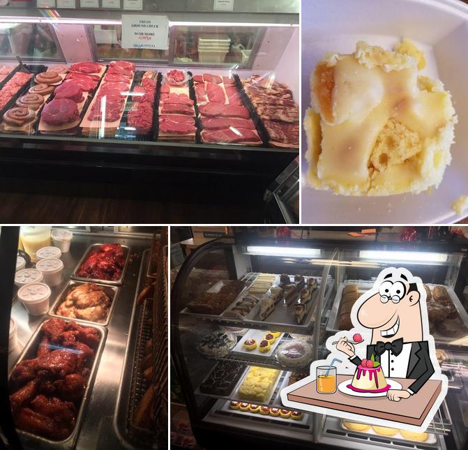 Showcase Meats serves a selection of desserts