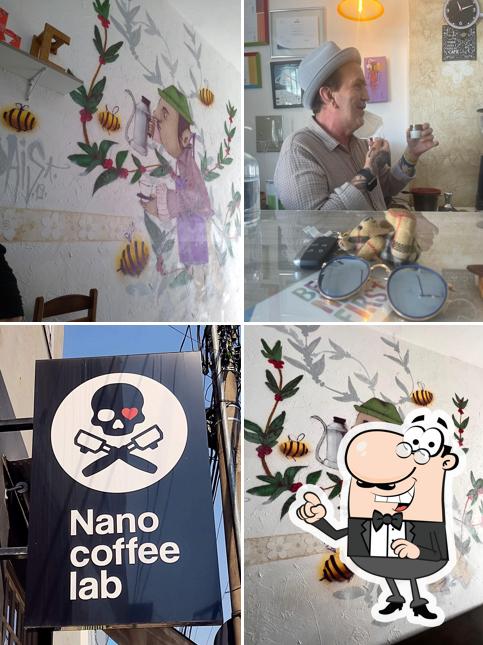 O interior do Nano Coffee Lab