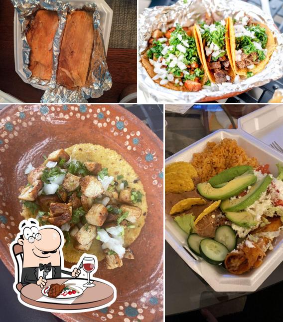 Get meat meals at Amparo's Tacos