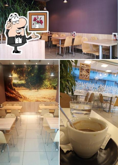 The interior of Biberon Food & Caffe KBC Split