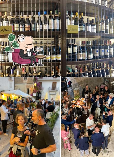 Gli interni di Enoteca da Paolo