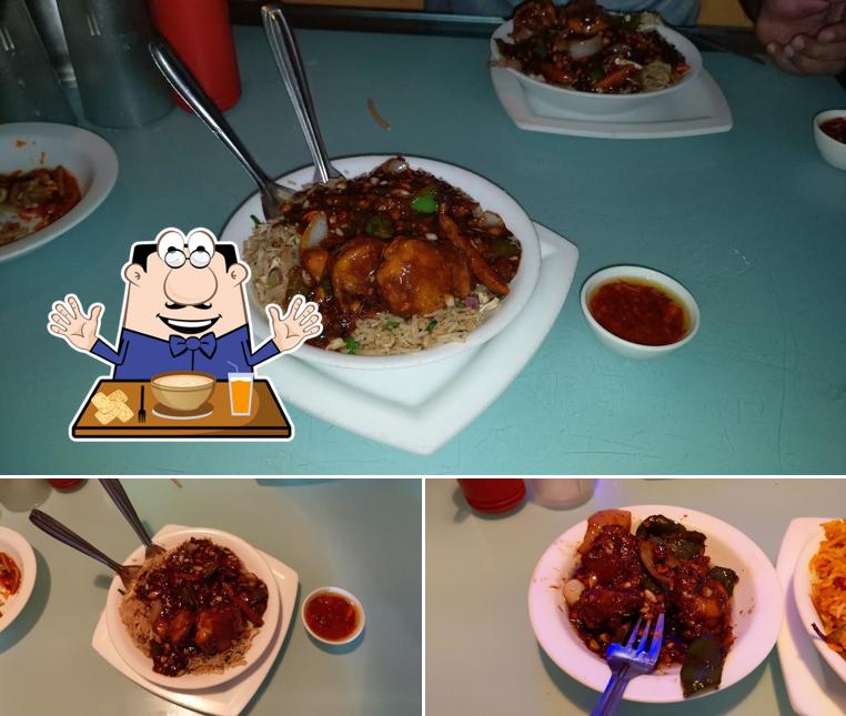 Meals at food express chinese corner