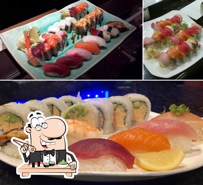 Get various sushi options