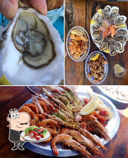 Choisissez de nombreux repas à base de fruits de mer disponibles à La Cabane Aux Coquillages