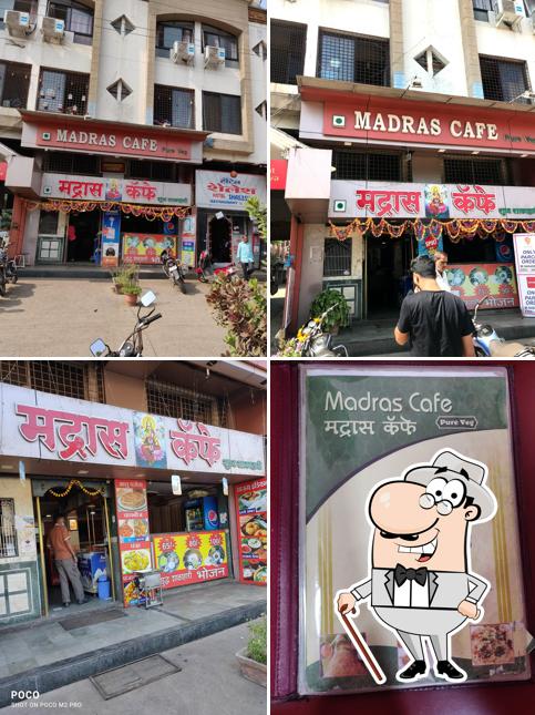 The exterior of Madras Cafe