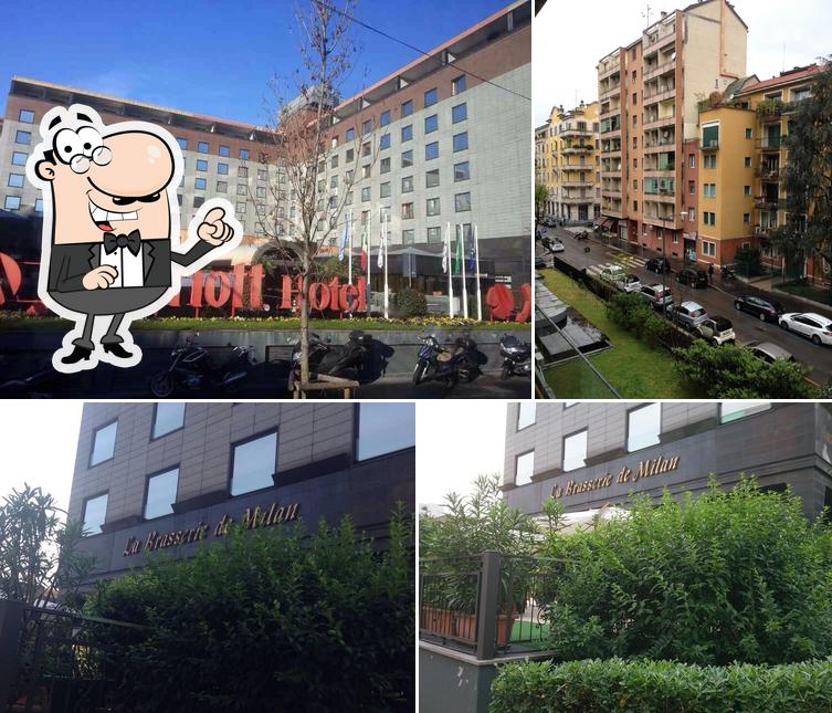 Gli esterni di La Brasserie De Milan