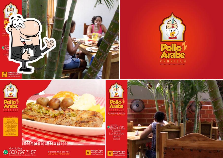 See this image of Pollo Arabia