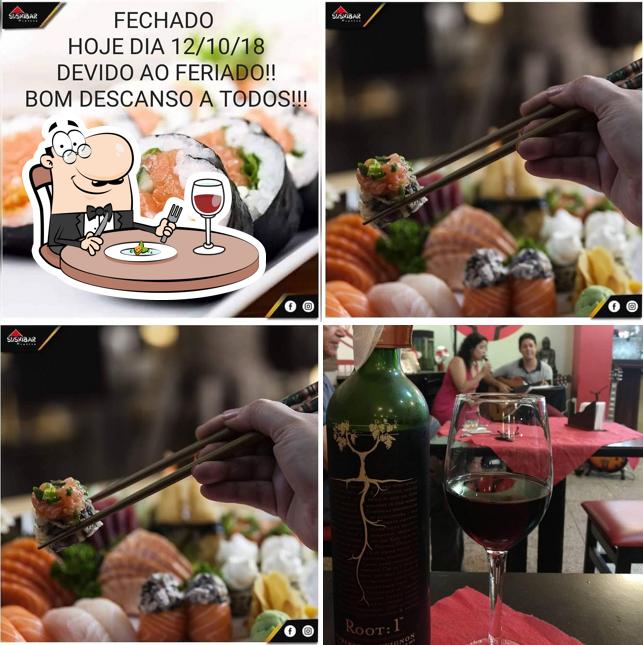 Comida em Sushibar Mineiro