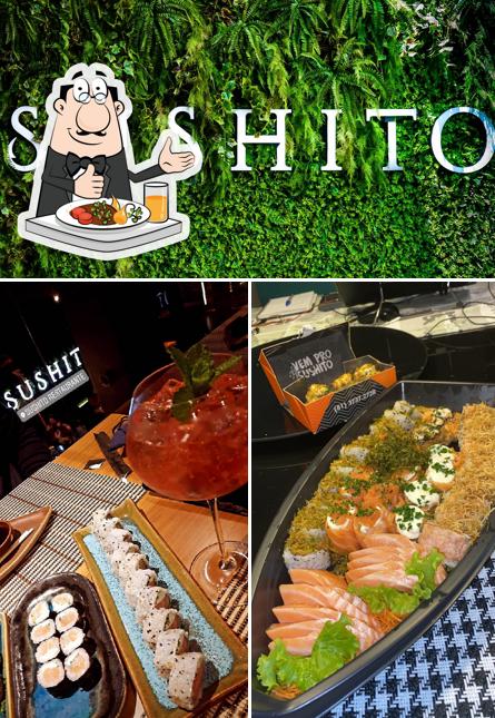 A imagem do Sushito Restaurante’s comida e exterior