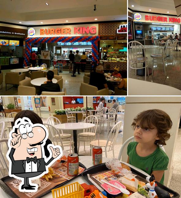 O interior do Burger King