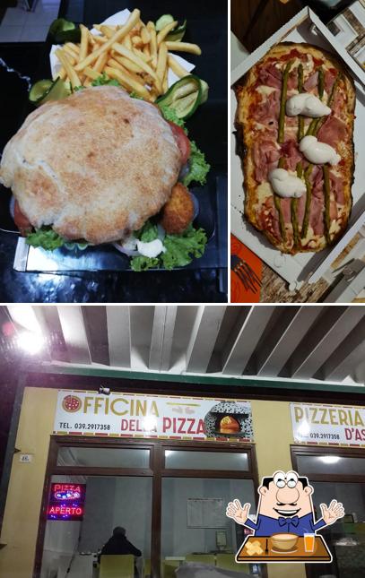 La foto della cibo e esterno di Officina della pizza