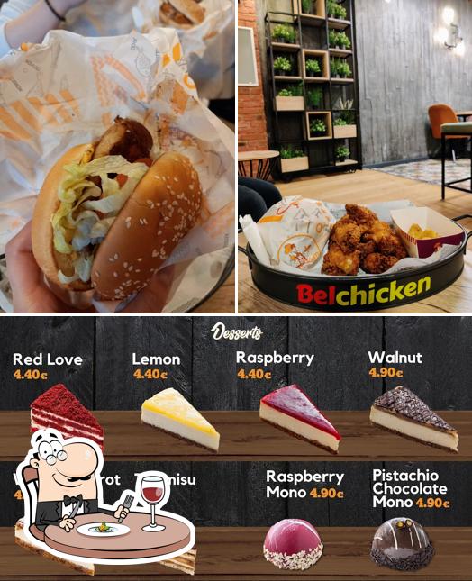 Еда в "Belchicken Rue Neuve Finest Fried Chicken & More"