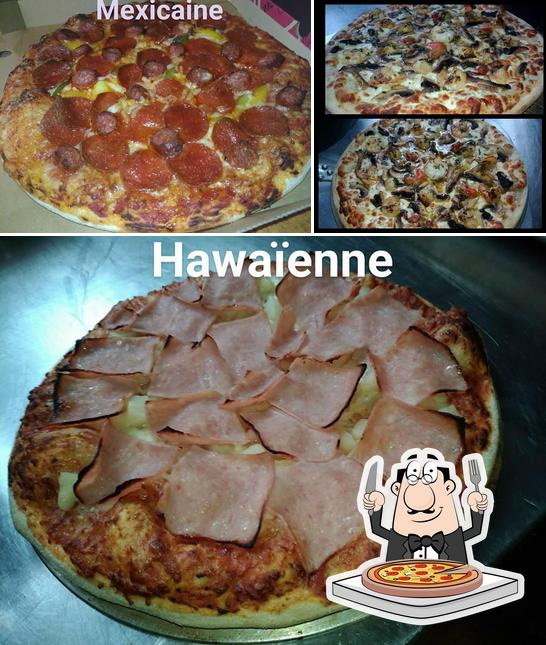 Prenez différents genres de pizzas