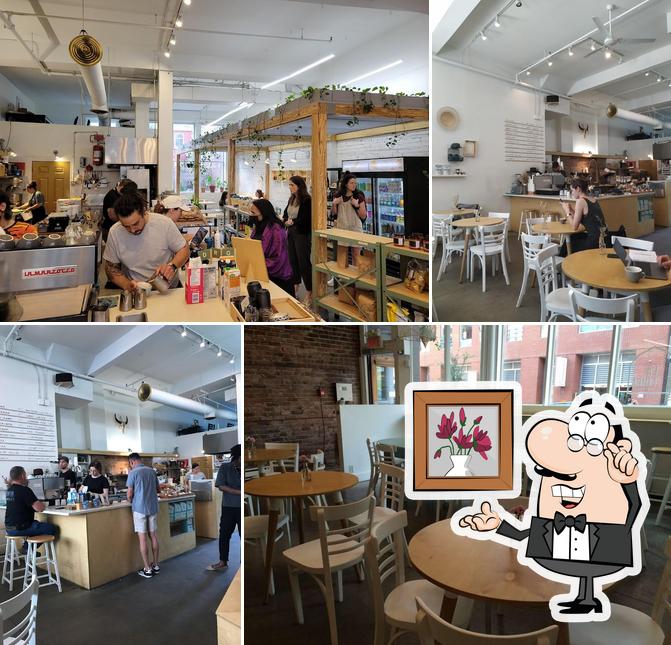 L'intérieur de La Finca Café | Café, Marché local & Lunch de quartier | Dans la région de Montréal