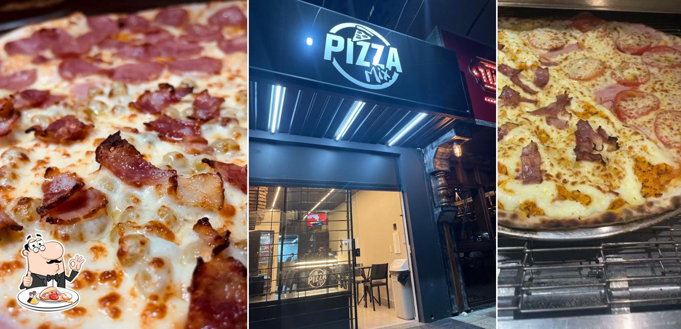 Escolha diferentes tipos de pizza